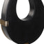 Abstract Flame Sculptures in Black - Set of 2