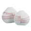 Blush Swirl Glass Vases, Set of 2