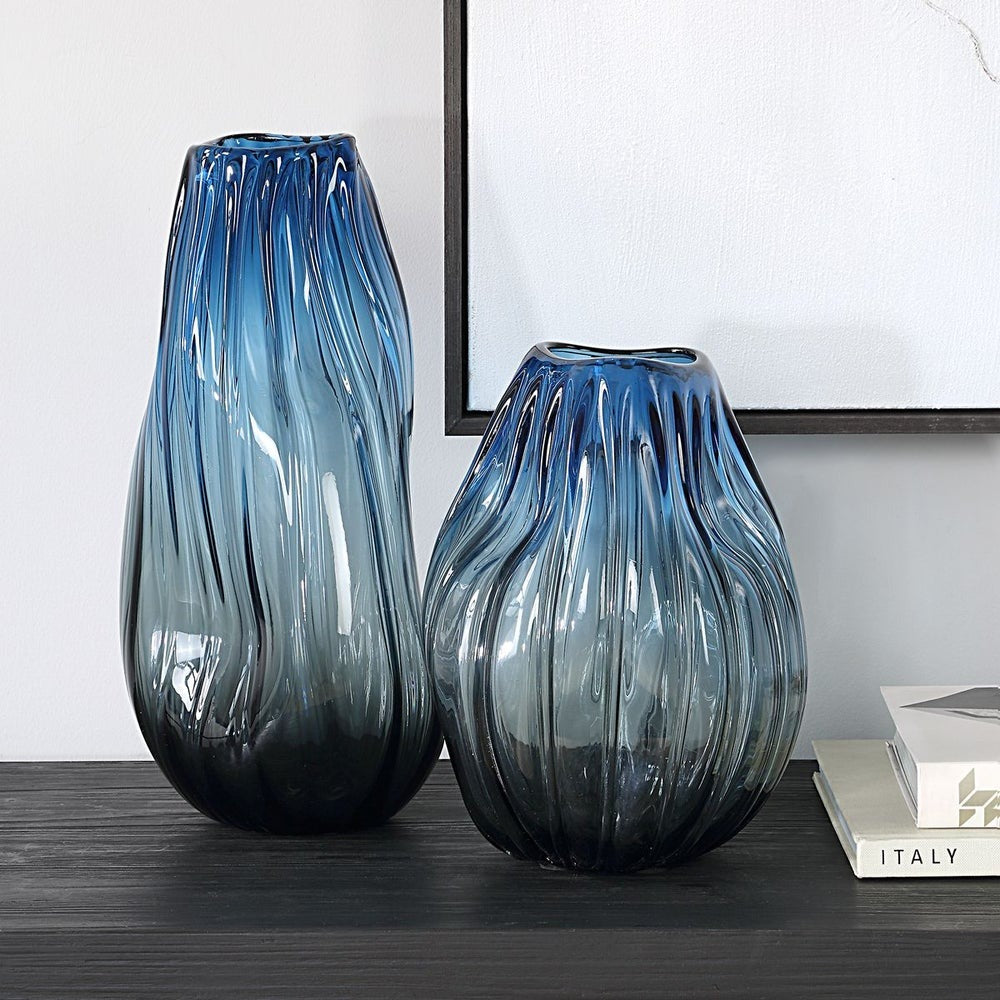 Midnight Horizon Vases Set of 2