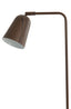 Floor lamp 32,5x23x147 cm SALOMO wood print dark brown