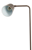 Floor lamp 32,5x23x147 cm SALOMO wood print dark brown