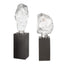 Crystal Peak Sculptures Set of 2