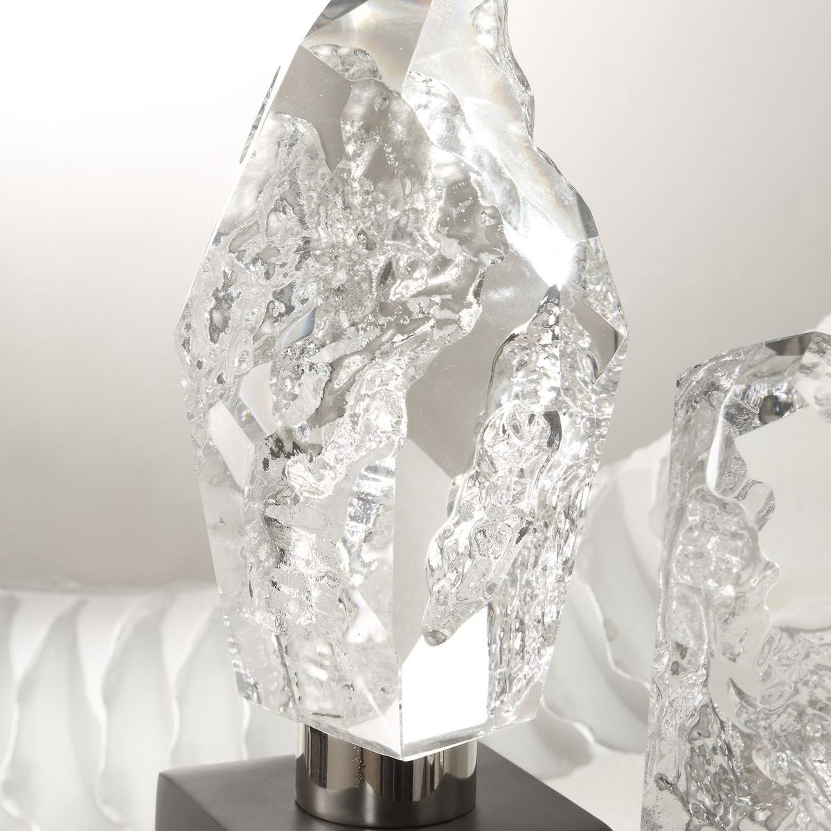Crystal Peak Sculptures Set of 2