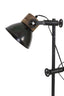 Floor lamp 2L 40x30x165 cm JODY black zinc+wood brown