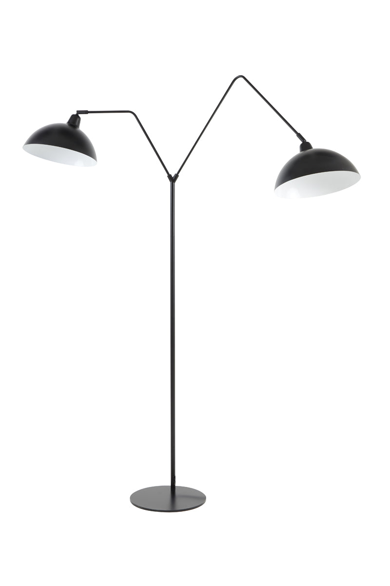 Floor lamp 2L 140x31x180 cm ORION matt black