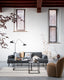 Floor lamp 2L 140x31x180 cm ORION matt black