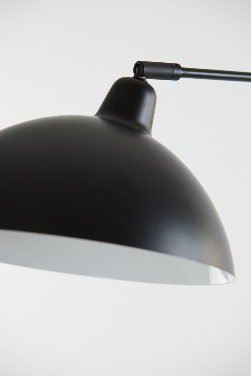 Floor lamp 2L 140x31x180 cm ORION matt black