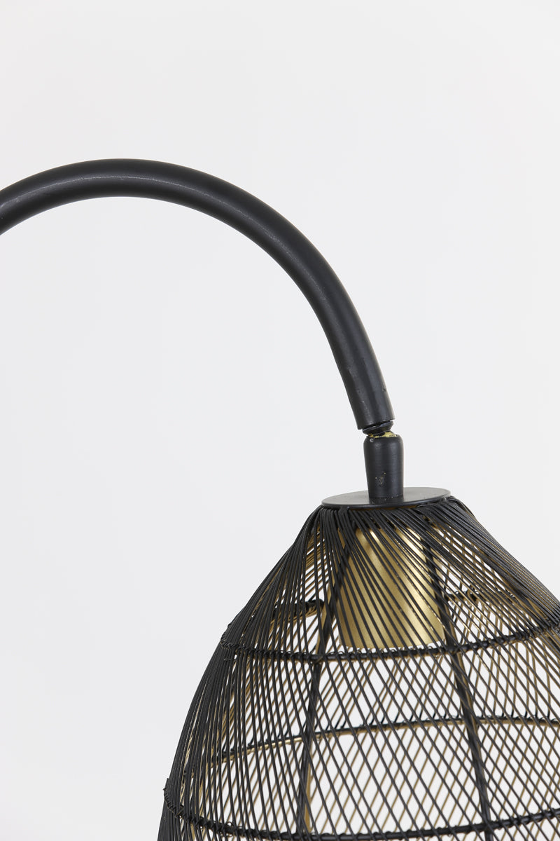 Floor lamp 34x30,5x172 cm MEYA matt black+gold