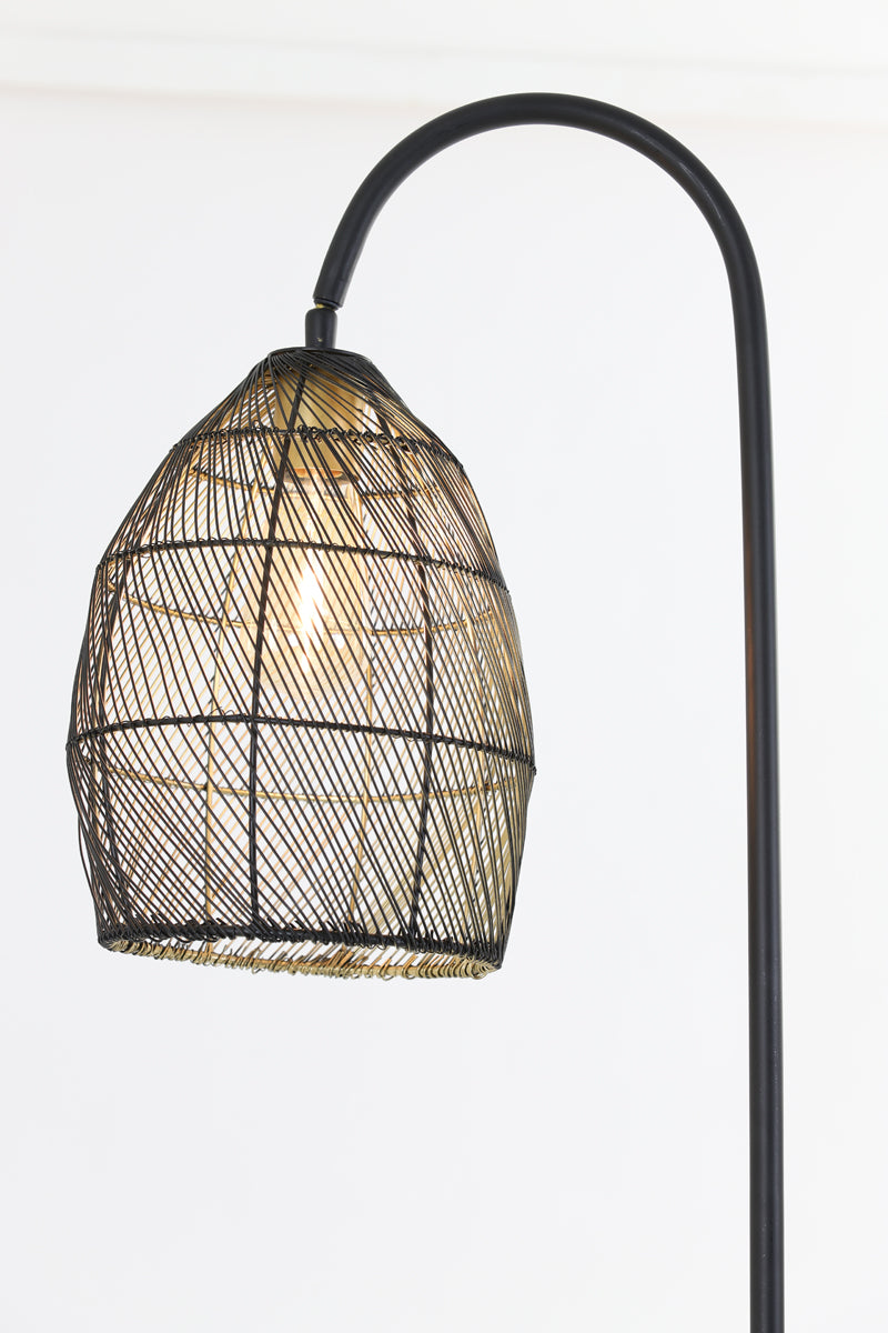 Floor lamp 34x30,5x172 cm MEYA matt black+gold