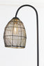 Floor lamp 34x30,5x172 cm MEYA matt black+gold