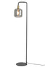 Floor lamp 32x28x155 cm LEKAR antique bronze+smoked glass