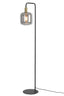 Floor lamp 32x28x155 cm LEKAR antique bronze+smoked glass
