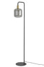 Floor lamp 32x28x155 cm LEKAR antique bronze+smoked glass