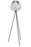 Floor lamp tripod 42x146 cm MAYSON smoked glass+matt black