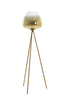 Floor lamp tripod 42x146 cm MAYSON glass gold-clear+gold