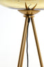 Floor lamp tripod 42x146 cm MAYSON glass gold-clear+gold