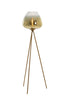 Floor lamp tripod 42x146 cm MAYSON glass gold-clear+gold