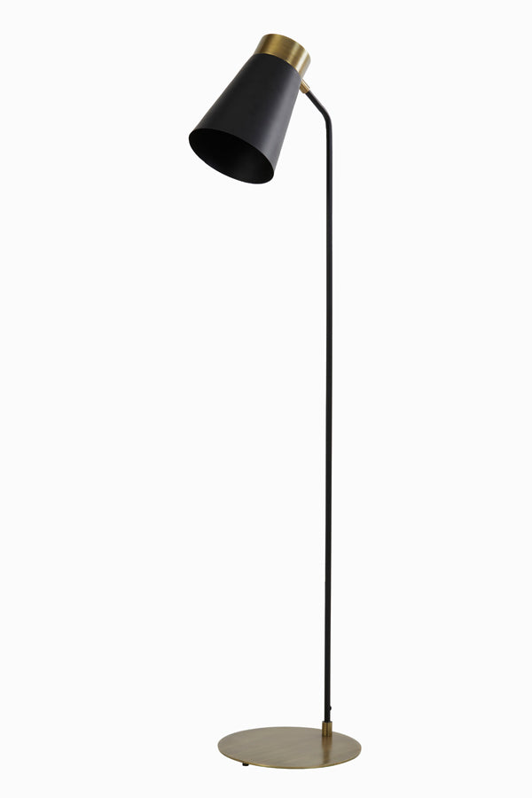 Floor lamp 30x29x143 cm BRAJA matt black-antique bronze