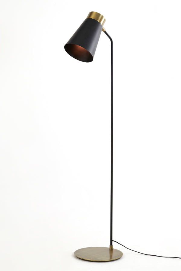 Floor lamp 30x29x143 cm BRAJA matt black-antique bronze