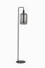 Floor lamp 35,5x28x155 cm LEKAR black+smoked glass high