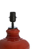Lamp base 23x28,5 cm VERDE glass brown