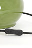 Lamp base 23x28,5 cm VERDE glass olive green