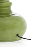 Lamp base 23x28,5 cm VERDE glass olive green