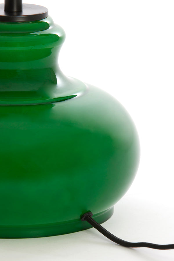 Lamp base 23x28,5 cm VERDE glass green