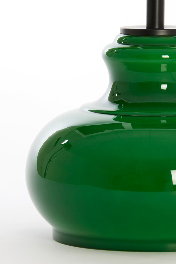 Lamp base 23x28,5 cm VERDE glass green