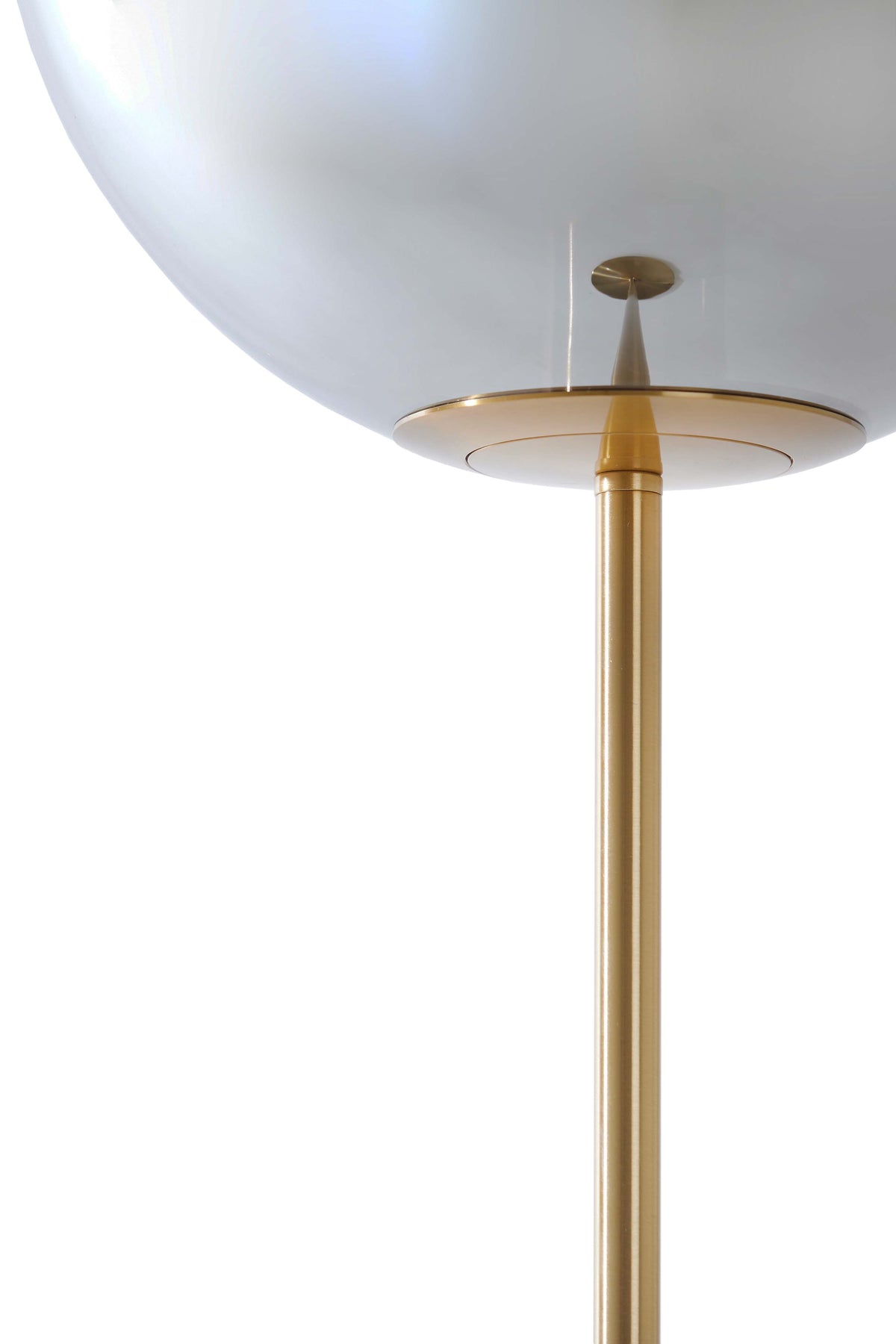Floor lamp 30x160 cm MEDINA glass smoke+gold