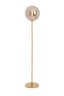 Floor lamp 30x160 cm MEDINA glass smoke+gold