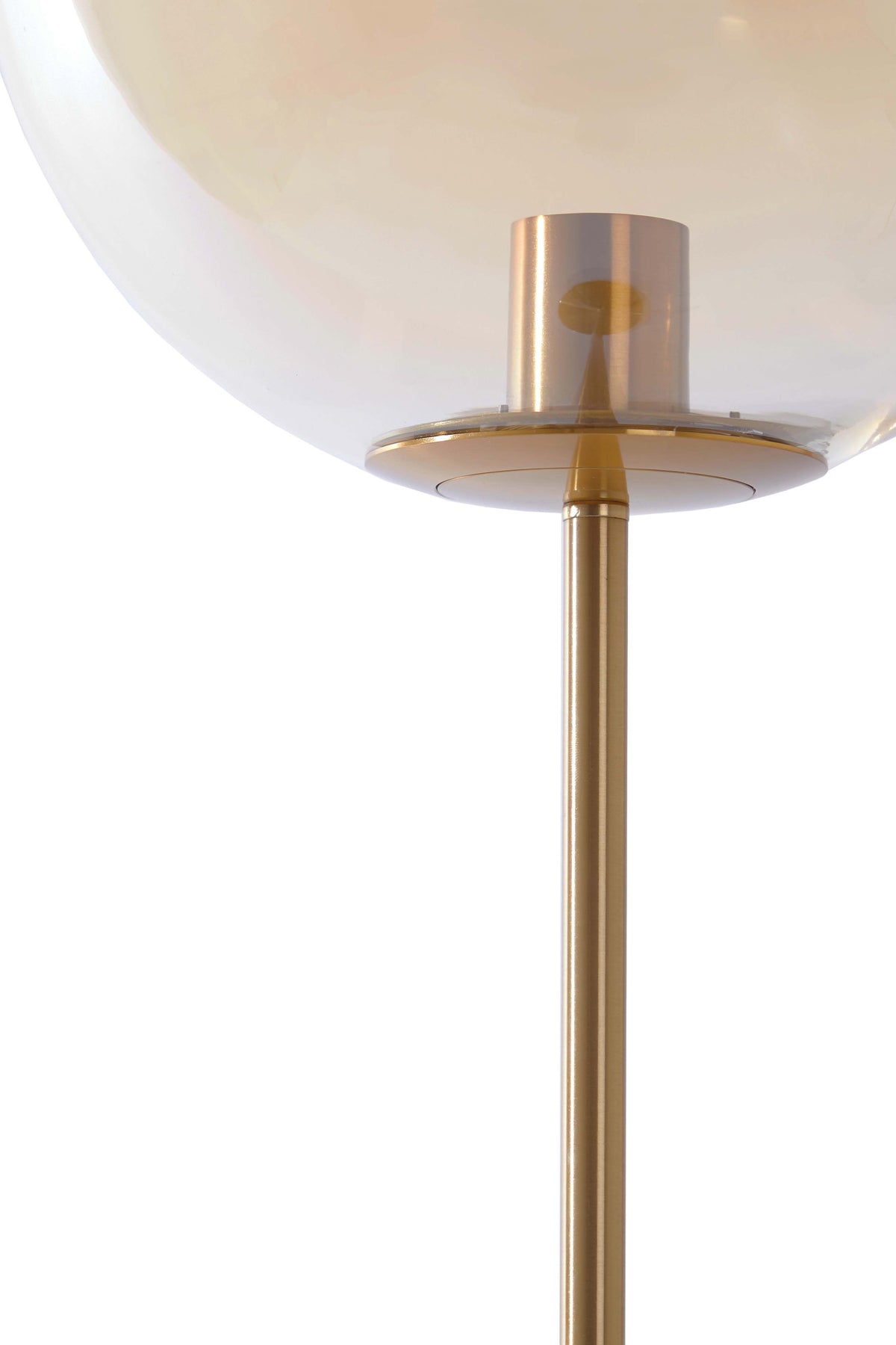 Floor lamp 30x160 cm MEDINA glass amber+gold
