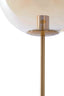 Floor lamp 30x160 cm MEDINA glass amber+gold