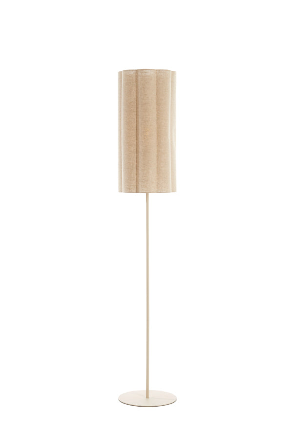 Floor lamp 30x165 cm FRINGE natural+cream