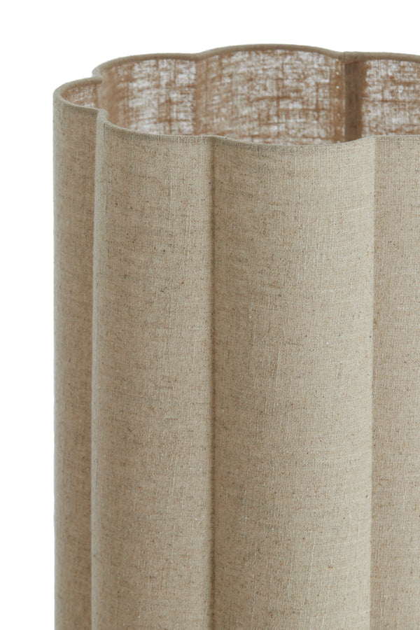 Floor lamp 30x165 cm FRINGE natural+cream