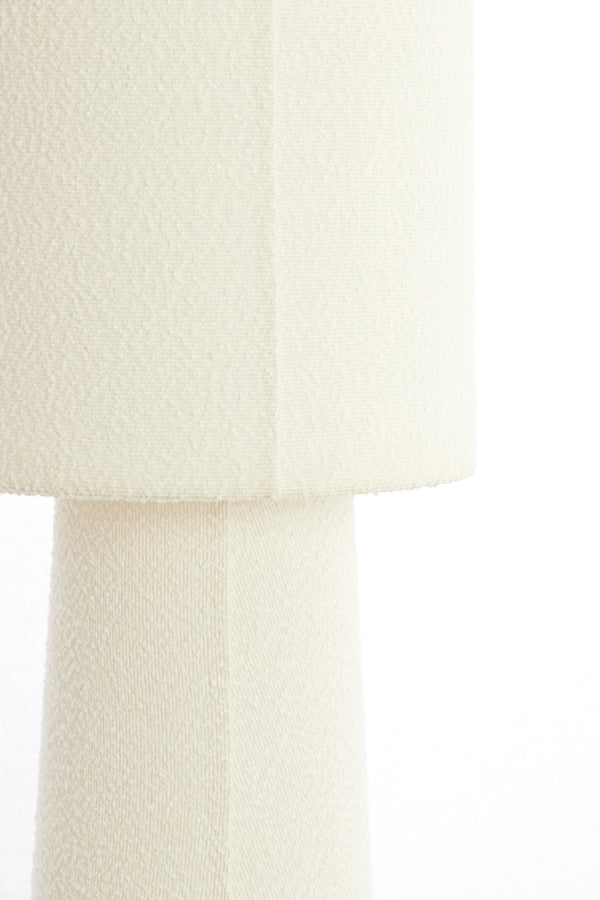 Floor lamp 40x165 cm MIKKEL bouclé cream