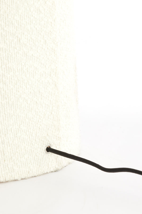 Floor lamp 40x165 cm MIKKEL bouclé cream