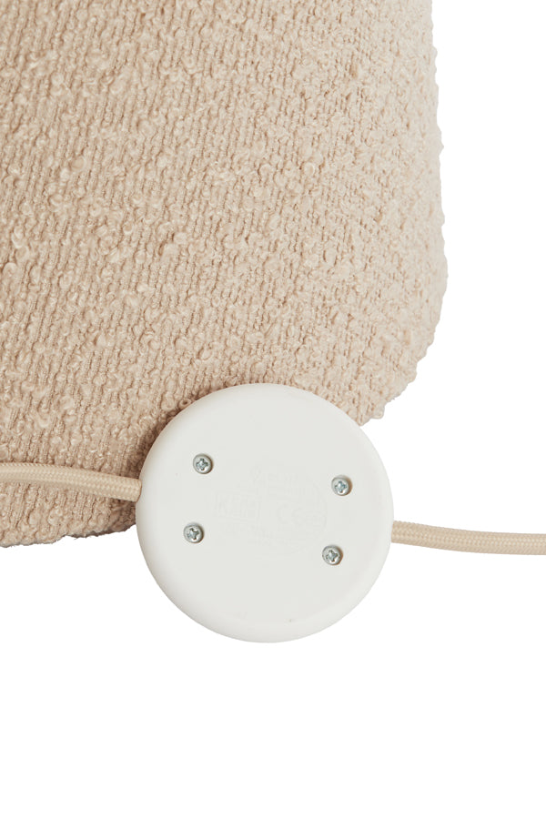 Floor lamp 40x165 cm MIKKEL bouclé sand
