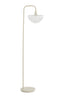 Floor lamp 43x30x165 cm BAYLIE matt cream+clear glass
