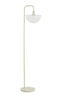 Floor lamp 43x30x165 cm BAYLIE matt cream+clear glass