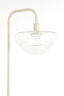 Floor lamp 43x30x165 cm BAYLIE matt cream+clear glass