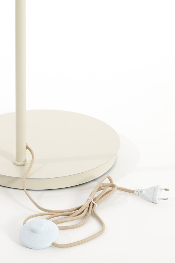 Floor lamp 43x30x165 cm BAYLIE matt cream+clear glass