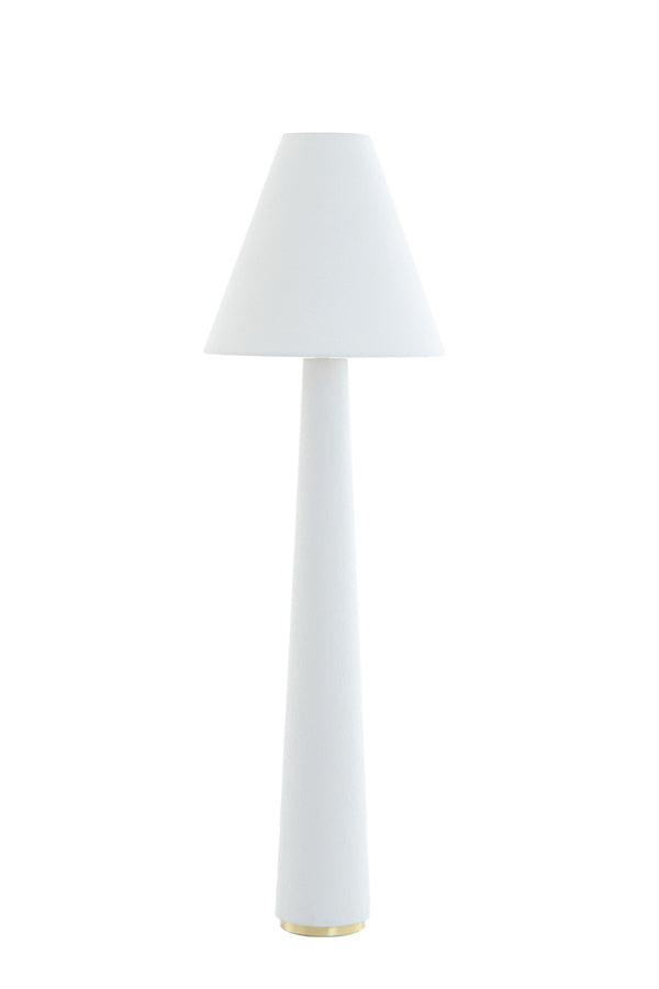 Floor lamp 50x168 cm DEVIA bouclé cream