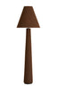 Floor lamp 50x168 cm DEVIA bouclé brown