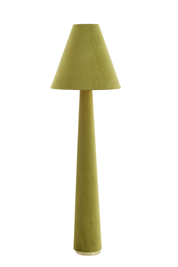Floor lamp 50x168 cm DEVIA velvet green