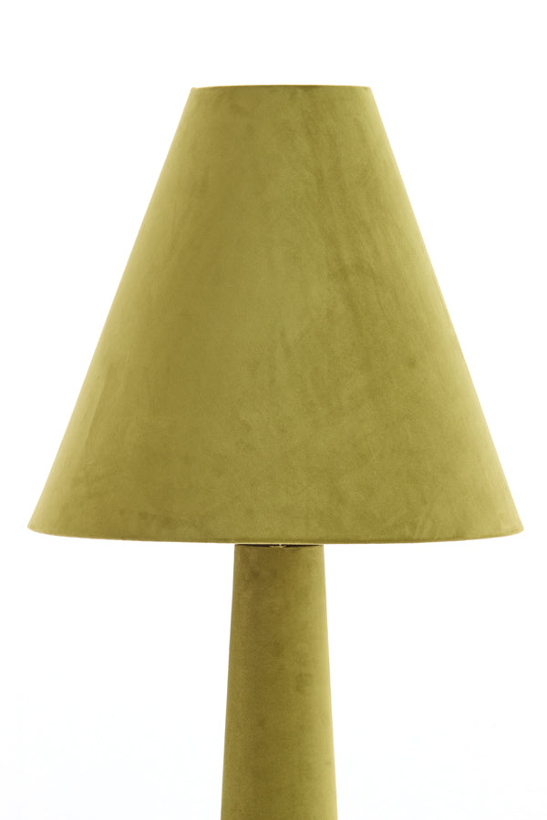 Floor lamp 50x168 cm DEVIA velvet green