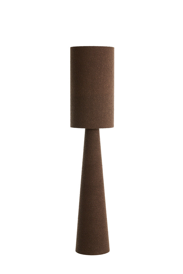 Floor lamp 38x180 cm MICKY bouclé brown
