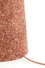 Floor lamp 38x180 cm MICKY bouclé burgundy