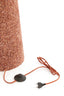 Floor lamp 38x180 cm MICKY bouclé burgundy