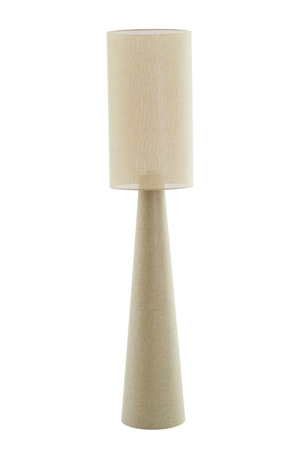 Floor lamp 38x180 cm MICKY linen olive green